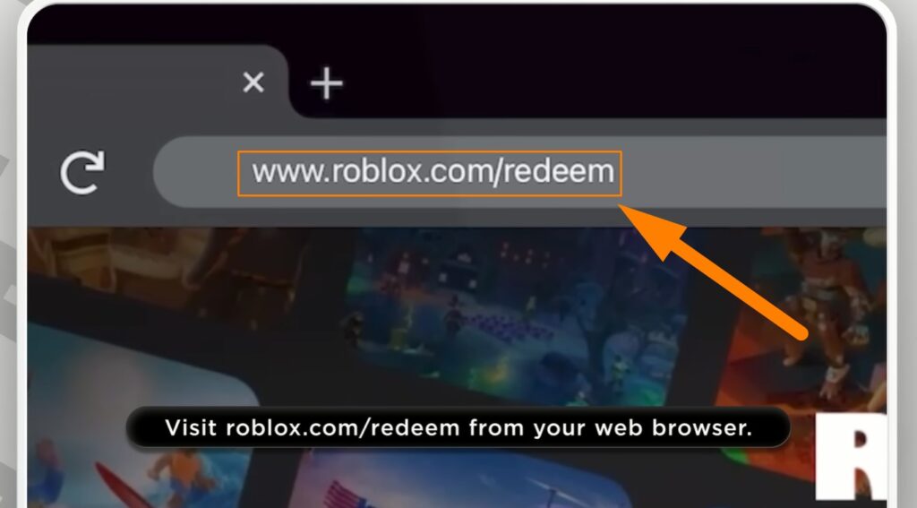 How To Redeem A Roblox Gift Card Step 2